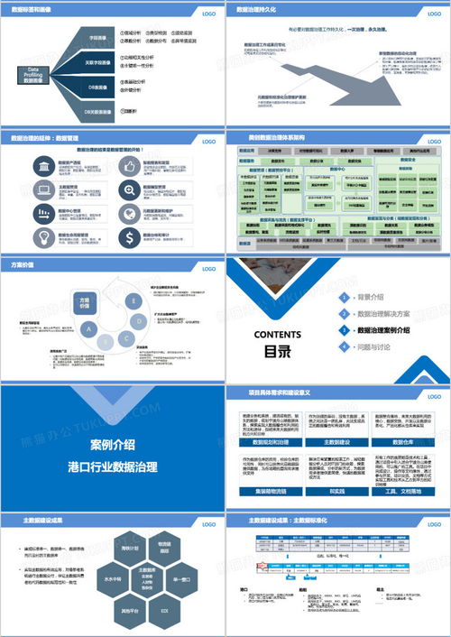 数据治理解决方案ppt模板下载 熊猫办公